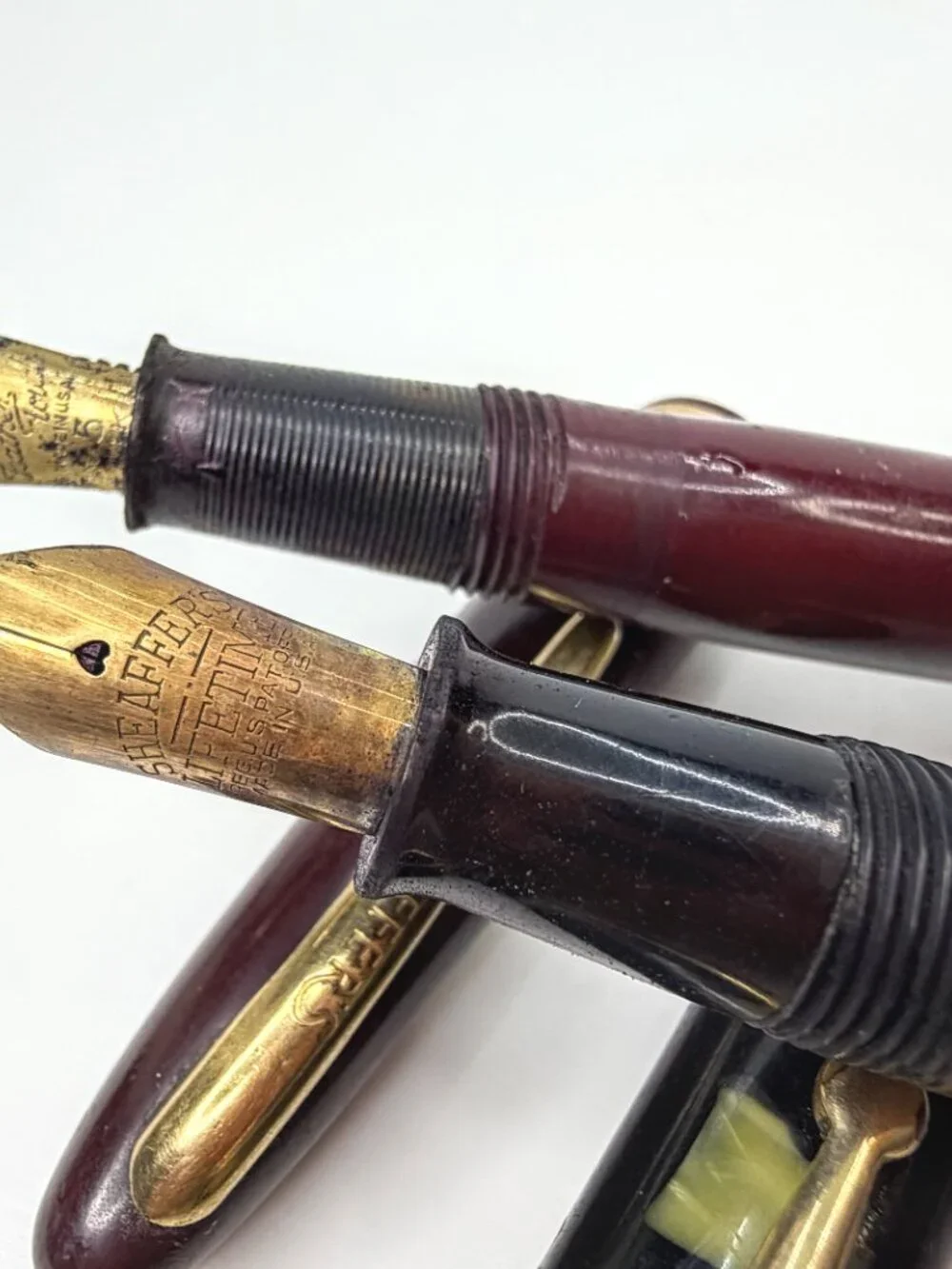 Vintage Sheaffer Lifetime Fountain Pen Lot of Two SHP202602 SS478